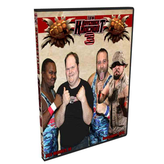 3XW DVD November 25, 2011 "November Knockout 3: Black Friday" - Des Moines, IA