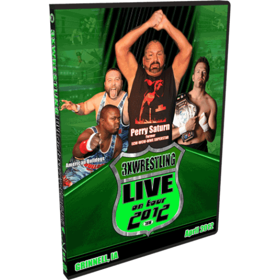 3XW DVD April, 28, 2012 "Live! - Grinnell" - Grinnell, IA 