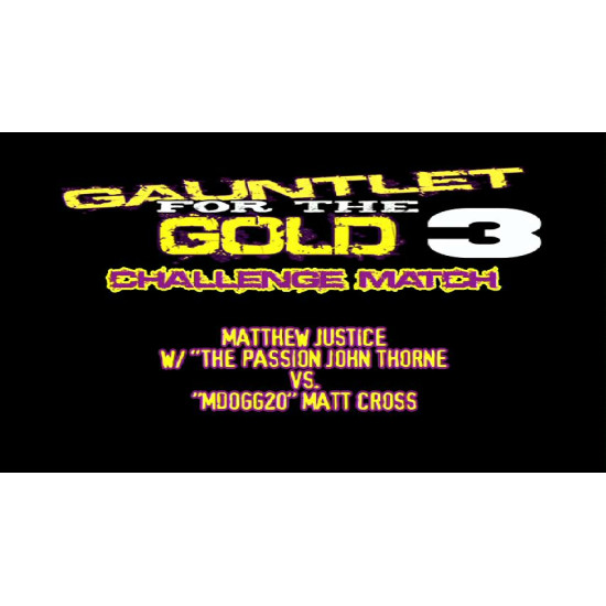AIW February 24, 2008 "Gauntlet for the Gold 3" - Brookpark, OH (Download)