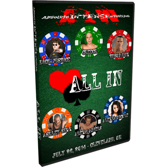 AIW DVD July 26, 2014 "All In" - Cleveland, OH 