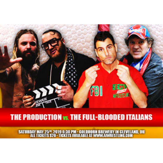 AIW May 25, 2019 "Little Guido's Beer Bash" - Cleveland, OH (Download)