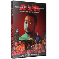 AIW DVD July 25, 2019 "Sekimoto Takes Cleveland" - Lakewood, OH  AIW DVD July 25, 2019 "Sekimoto Takes Cleveland" - Lakewood, OH