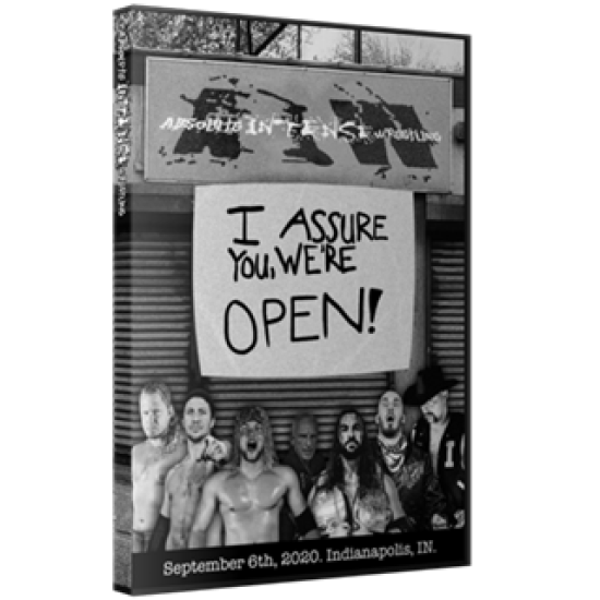 AIW DVD September 6, 2020 "I Assure You We're Open!" - Indianapolis, IN