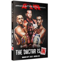 AIW DVD March 26, 2022 "The Doctor Is In" - Akron, OH AIW DVD March 26, 2022 "The Doctor Is In" - Akron, OH