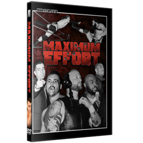 Alpha-1 Wrestling DVD March 11, 2018 "Maximum Effort" - Hamilton, ON