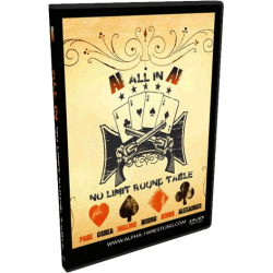 Alpha-1 Wrestling DVD "All In: No Limit Round Table" Alpha-1 Wrestling DVD "All In: No Limit Round Table"