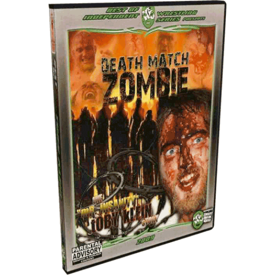 Toby Klein DVD "Death Match Zombie: The 'Mr. Insanity' Toby Klein Story"