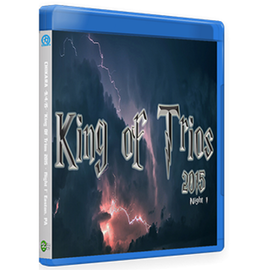 Chikara Blu-ray/DVD September 4, 2015 "King of Trios 2015- Night 1" - Easton, PA