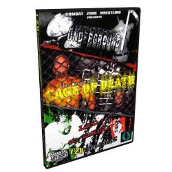 CZW DVD October 16, 1999 "Cage Of Death", "Missing UVU Matches" & "CZW In Mexico" CZW DVD October 16, 1999 "Cage Of Death", "Missing UVU Matches" & "CZW In Mexico"