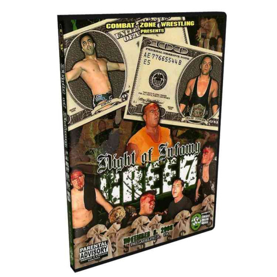 CZW DVD November 8, 2008 "Night of Infamy 7: Greed" - Philadelphia, PA