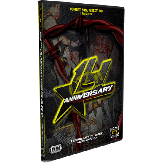 CZW DVD February 9, 2013 "14th Anniversary" - Voorhees, NJ