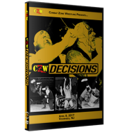 CZW DVD April 8, 2017 "Decisions" - Voorhees, NJ  CZW DVD April 8, 2017 "Decisions" - Voorhees, NJ