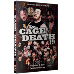 CZW DVD December 9, 2017 "Cage of Death 19" - Sewell, NJ CZW DVD December 9, 2017 "Cage of Death 19" - Sewell, NJ