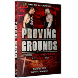CZW DVD March 10, 2018 "Proving Grounds 2018" - Voorhees, NJ CZW DVD March 10, 2018 "Proving Grounds 2018" - Voorhees, NJ