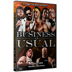 CZW DVD August 11, 2018 "Business As Usual" - Voorhees, NJ CZW DVD August 11, 2018 "Business As Usual" - Voorhees, NJ