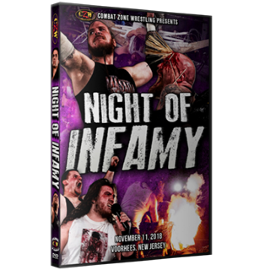 CZW DVD November 10, 2018 "Night Of Infamy" - Voorhees, NJ