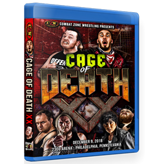 CZW Blu-ray/DVD December 9, 2018 "Cage of Death XX" - Philadelphia, PA