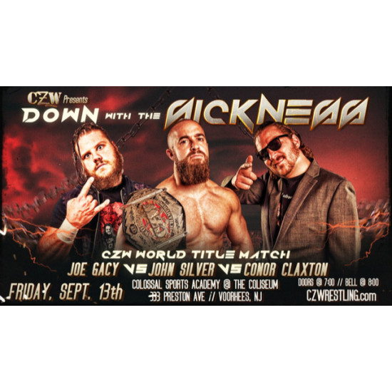 CZW September 13, 2019 "Down With the Sickness 2019" - Voorhees, NJ (Download)