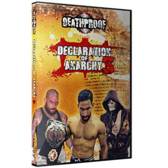 DeathProof Fight Club DVD February 7, 2016 "Declaration of Anarchy 3" - Etobicoke, ON