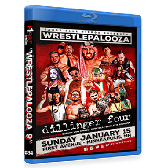 F1RST Wrestling Blu-ray/DVD January 15, 2017 "Wrestlepalooza IX" - Minneapolis, MN 