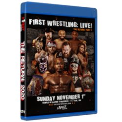 F1RST Wrestling Blu-ray/DVD November 1, 2020 "The Return 2020: Part 1 & 2" - St. Paul, MN F1RST Wrestling Blu-ray/DVD November 1, 2020 "The Return 2020: Part 1 & 2" - St. Paul, MN