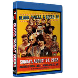 F1RST Wrestling Blu-ray/DVD August 14, 2022 "Blood, Sweat & Beers 4" - Minneapolis, MN F1RST Wrestling Blu-ray/DVD August 14, 2022 "Blood, Sweat & Beers 4" - Minneapolis, MN