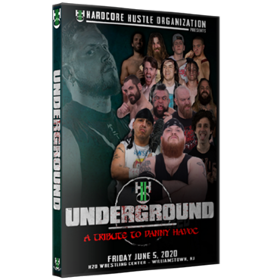 H2O Wrestling DVD June 5, 2020 "Underground & Danny Havoc Tribute Special" - Williamstown, NJ