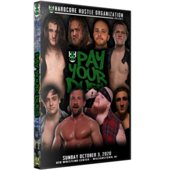 H2O Wrestling DVD October 3, 2020 "Pay Your Dues" - Williamstown, NJ