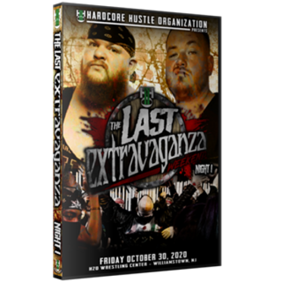 H2O Wrestling DVD October 30, 2020 "The Last Extravaganza: Night 1" - Williamstown, NJ