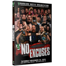 H2O Wrestling DVD November 28, 2020 "No Excuses" - Williamstown, NJ H2O Wrestling DVD November 28, 2020 "No Excuses" - Williamstown, NJ