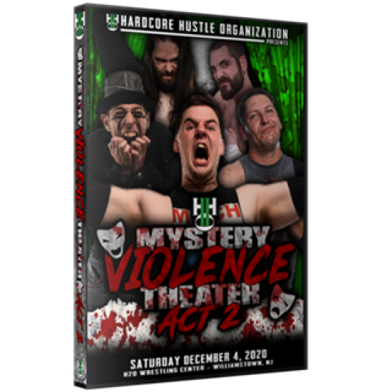 H2O Wrestling DVD December 4, 2020 "Mystery, Violence, Theater 2" - Williamstown, NJ 