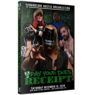 H2O Wrestling DVD December 19, 2020 "Pay Your Dues 3: Receipt" - Williamstown, NJ H2O Wrestling DVD December 19, 2020 "Pay Your Dues 3: Receipt" - Williamstown, NJ