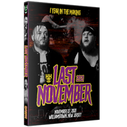 H2O Wrestling DVD November 27, 2021 "Last November" - Williamstown, NJ H2O Wrestling DVD November 27, 2021 "Last November" - Williamstown, NJ