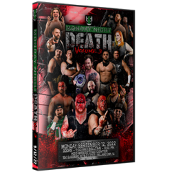 H2O Wrestling DVD September 12, 2022 "Monday Night Death: Vol. #3" - Williamstown, NJ H2O Wrestling DVD September 12, 2022 "Monday Night Death: Vol. #3" - Williamstown, NJ