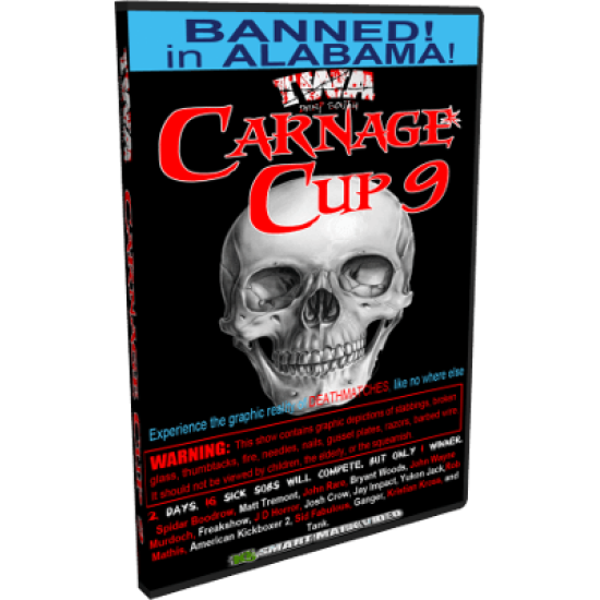 IWA Deep South DVD November 16-17, 2013 "Carnage Cup 9- Night 1 & 2" - Tullahoma, TN