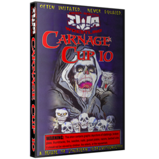 IWA Deep South Blu-ray/DVD February 28 & March 1, 2015 "Carnage Cup 10: Night 1 & 2" - Jasper, TN