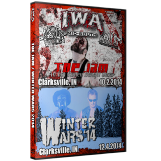 IWA Mid-South DVD October 2 & December 4, 2014 "Toe Jam & Winter Wars" - Clarksville, IN