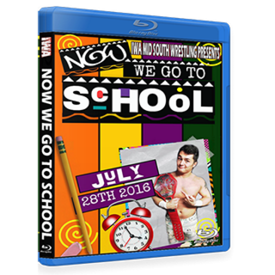 IWA Mid-South Blu-ray/DVD July 28, 2016 "Now We Go To School" - Clarksville, IN 