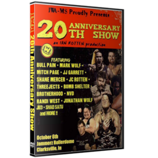 IWA Mid-South DVD October 6, 2016 "20th Anniversary Show" - Clarksville, IN 