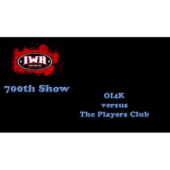 IWA Mid-South January 12, 2017 "700th Show" - Jeffersonville, IN (Download)