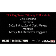 IWA Mid-South July 27, 2017 "Taking It To The Extreme" - Jeffersonville, IN (Download) IWA Mid-South July 27, 2017 "Taking It To The Extreme" - Jeffersonville, IN (Download)