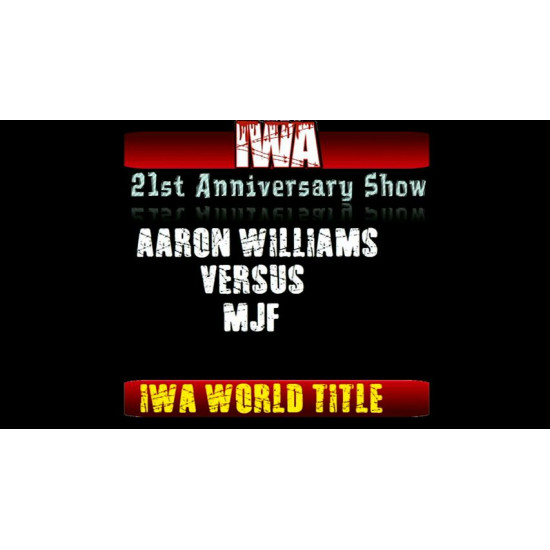 IWA Mid-South October 12, 2017 "21st Anniversary Show" - Memphis, IN (Download)