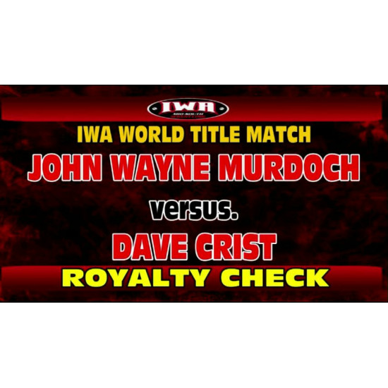 IWA Mid-South January 19, 2017 "Royalty Check" - Jeffersonville, IN (Download)