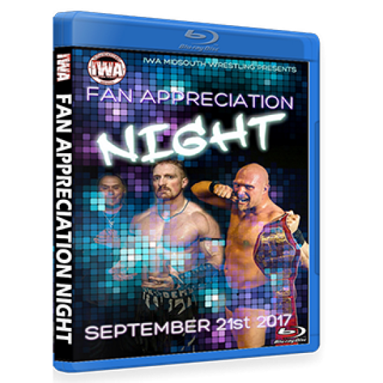 IWA Mid-South Blu-ray/DVD September 21, 2017 "Fan Appreciation Night 2017" - Memphis, IN 