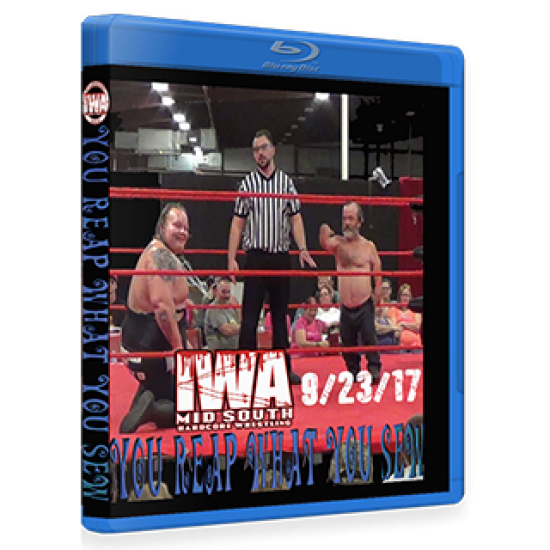 IWA Mid-South Blu-ray/DVD September 23, 2017 "You Reap What You Sow" - Memphis, IN 