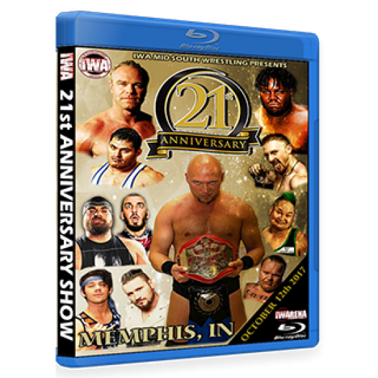 IWA Mid-South Blu-ray/DVD October 12, 2017 "21st Anniversary Show" - Memphis, IN 