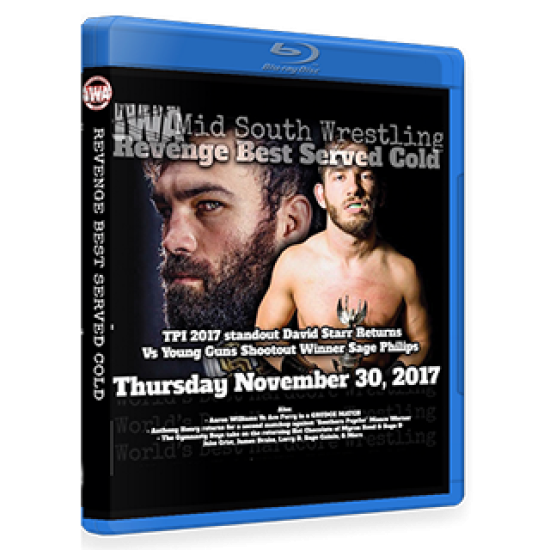 IWA Mid-South Blu-ray/DVD November 30, 2017 "Revenge Best Served Cold" - Memphis, IN 