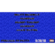 IWA Mid-South September 20, 2018 "Prelude To Petty" - Memphis, IN (Download) IWA Mid-South September 20, 2018 "Prelude To Petty" - Memphis, IN (Download)