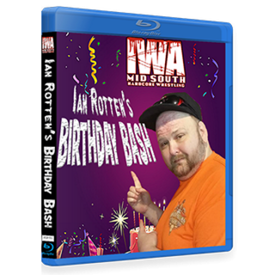 IWA Mid-South Blu-ray/DVD June 2, 2018 "Ian Rotten's Birthday Bash" - Memphis, IN