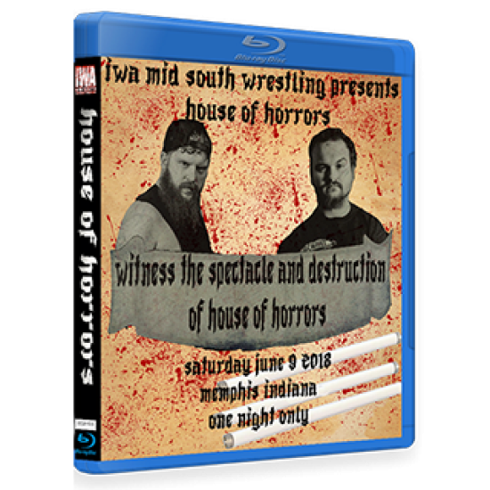 IWA Mid-South Blu-ray/DVD June 9, 2018 "House Of Horrors" - Memphis, IN